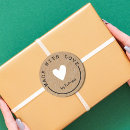 Search for kraft paper stickers Heart