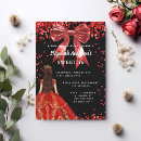 Search for red black sweet 16 invitations Dress