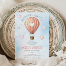 Search for hot air balloon bridal shower invitations Hearts