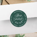 Search for green address stickers Merry christmas