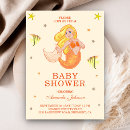 Search for little mermaid baby shower invitations Girly
