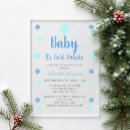 Search for holiday baby boy shower invitations Winter