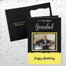 Search for black and yellow birthday cards For him