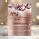 Search for gold disco ball invitations Glam