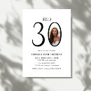 Search for hello thirty invitations Simple
