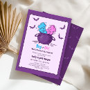 Search for halloween gender reveal invitations Boy or girl