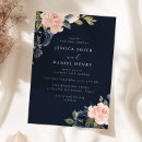 Search for blue and blush wedding invitations Floral