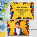 Search for superhero party invitations Action hero