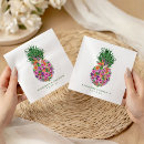 Search for pineapple napkins Watercolor