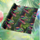 Search for 1st birthday girl wrapping paper Jungle