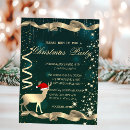 Search for green gold christmas invitations Company