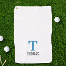 Search for monogrammed golf towels For him