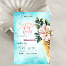 Search for ice cream cone birthday invitations Scoop