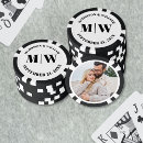 Search for poker chips Black and white