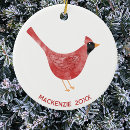 Search for cardinal bird christmas tree decorations Festive