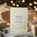 Search for deco christmas cards Gold foil