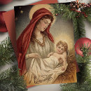 Search for mary and baby jesus christmas cards Vintage
