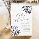 Search for plum baby shower invitations Winter