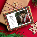 Search for monogrammed christmas cards Traditional