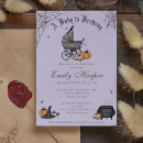 Search for purple and black baby shower invitations Cute