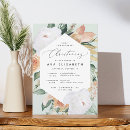 Search for boho floral christening invitations Botanical