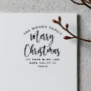 Search for curved rubber stamps Merry christmas