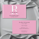 Search for pink and black business cards Simple