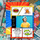 Search for pop art birthday invitations Comic book