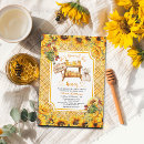 Search for she found her honey bridal shower invitations Floral