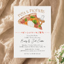 Search for pacifier baby shower invitations Watercolor