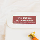 Search for retro typography return address labels Minimalist