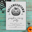 Search for modern halloween invitations Pumpkin carving party
