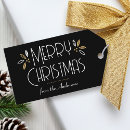 Search for black and white christmas gift tags Classic