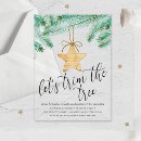 Search for tree trimming party invitations Modern