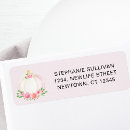 Search for flower girl return address labels Watercolor