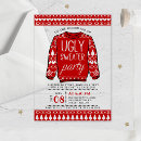 Search for ugly sweater christmas invitations Festive