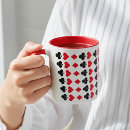 Search for black spades mugs Red