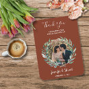 Search for wedding thank you cards Rustic
