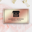 Search for typewriter font business cards Author