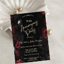 Search for golden wedding anniversary invitations Roses