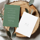 Search for green wedding invitations Trendy