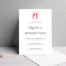 Search for bow birthday invitations Pink bows
