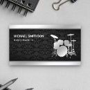 Search for band business cards Drum set