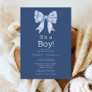 Search for blue ribbon invitations Modern