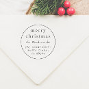 Search for christmas return address rubber stamps Simple