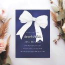 Search for white bow invitations Elegant