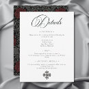 Search for gothic style invitations Red roses