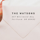 Search for modern rubber stamps Return address