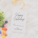 Search for happy holidays gift tags Simple