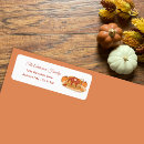 Search for white pumpkin return address labels Autumn